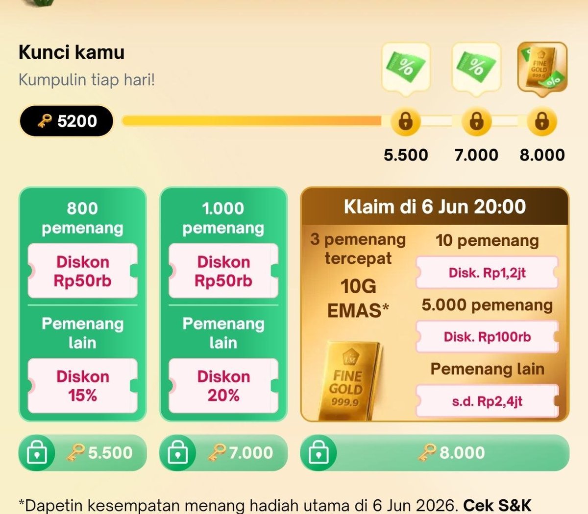 AkulahPara's tweet photo. Restock voc 50rb https://t.co/YL5J0aVx52