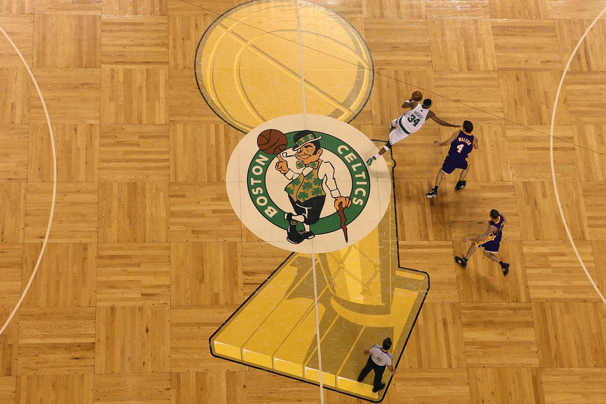 NBA's tweet photo. Celtics vs Lakers 2008 https://t.co/msIr72VtIK