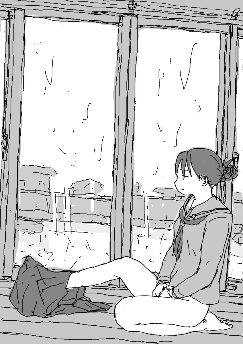f401's tweet photo. 雨ですねえ・・・ https://t.co/DH2kq4pYO3