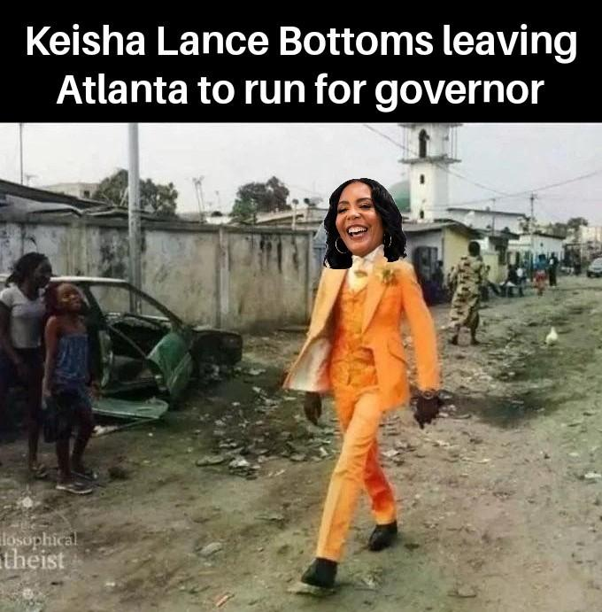 FightWithMemes's tweet photo. It's so cool when Woke Democrat politicians walk away from cities they destroyed without even looking. https://t.co/SYMY3q9Sqs