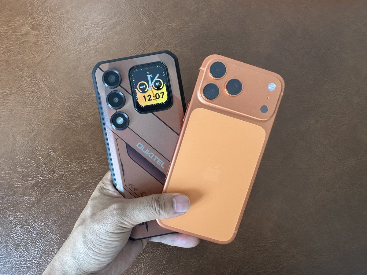phone_brother's tweet photo. Oukitel WP66 waterproof and dustproof phone vs Apple iPhone 17promax! #Oukitel #iphone17promax #waterproofphone #oukitelwp66 https://t.co/oz3Lb16QjT