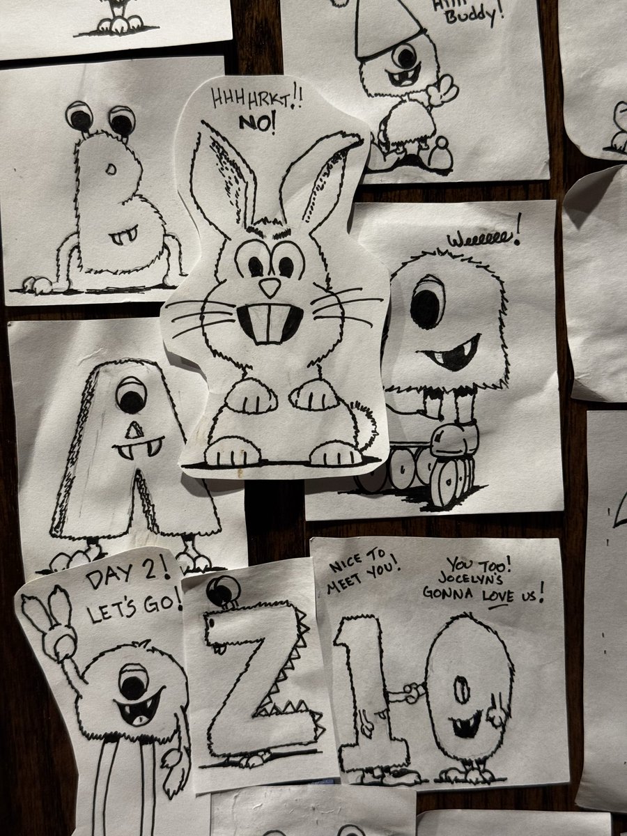 jpxtter's tweet photo. Another year of “Lunchbox Notes”. 

Here are some samples from the 2025-2026 school year, carrying on the theme of “Monsters” from last year. https://t.co/67wjY4XulD