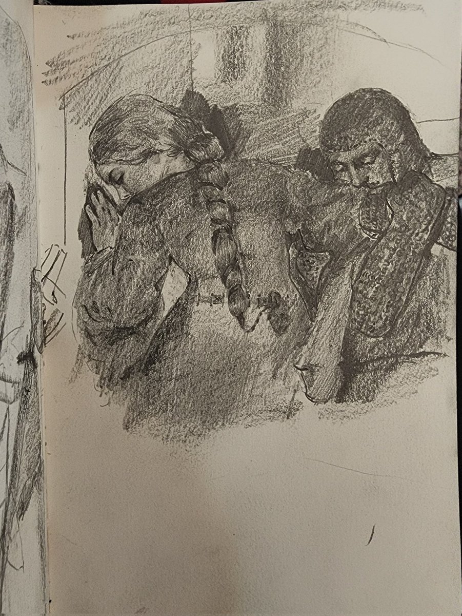 chococato_o0's tweet photo. Studies of The Meeting on the Turret Stairs
Painting by Frederic William Burton https://t.co/wL57haXt5q