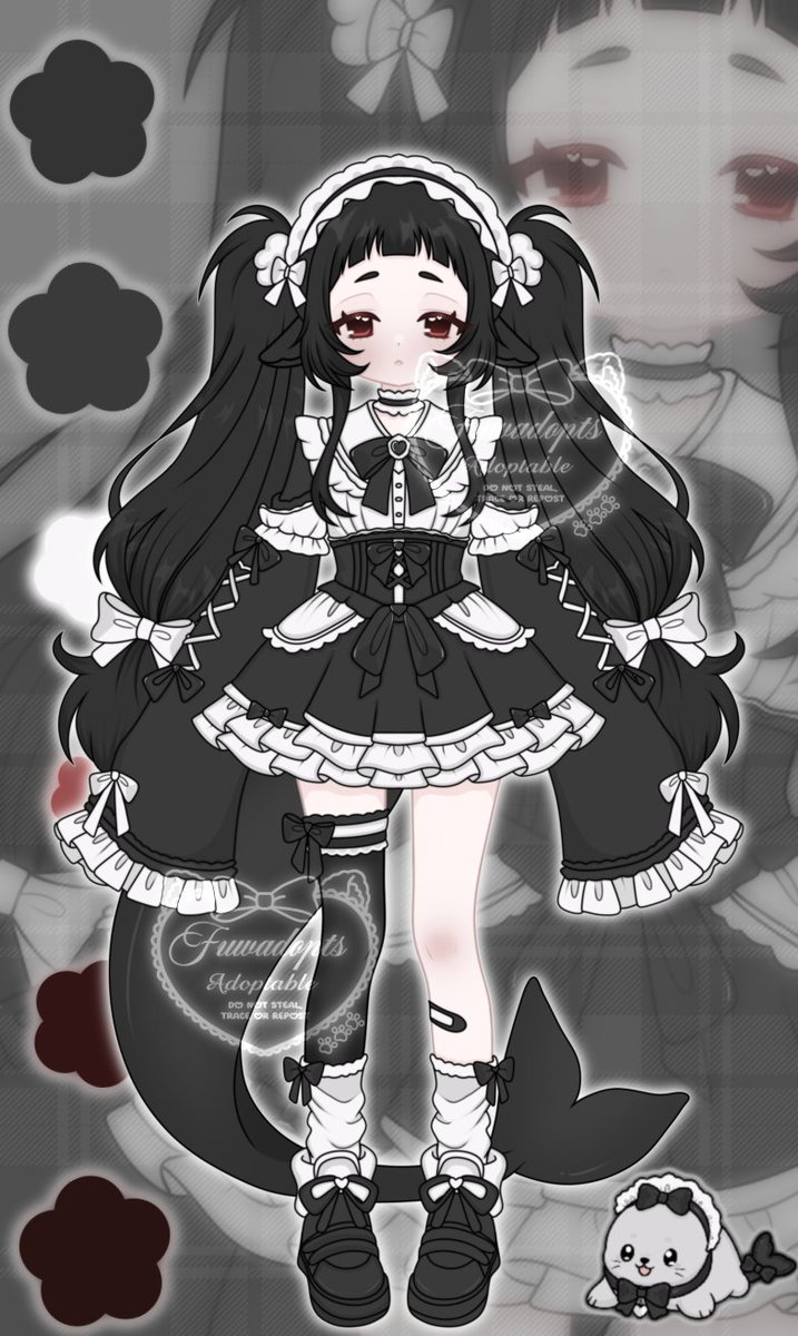 fuwadopts's tweet photo. 2 adopts on my kofi 🦭 !!

($35)  sleepy orca girl comes with a chibi icon !
($35)  gothic lolita seal comes with a mascot !

#adoptable #adopt
🔗 below :D https://t.co/E7R1AXAp4M