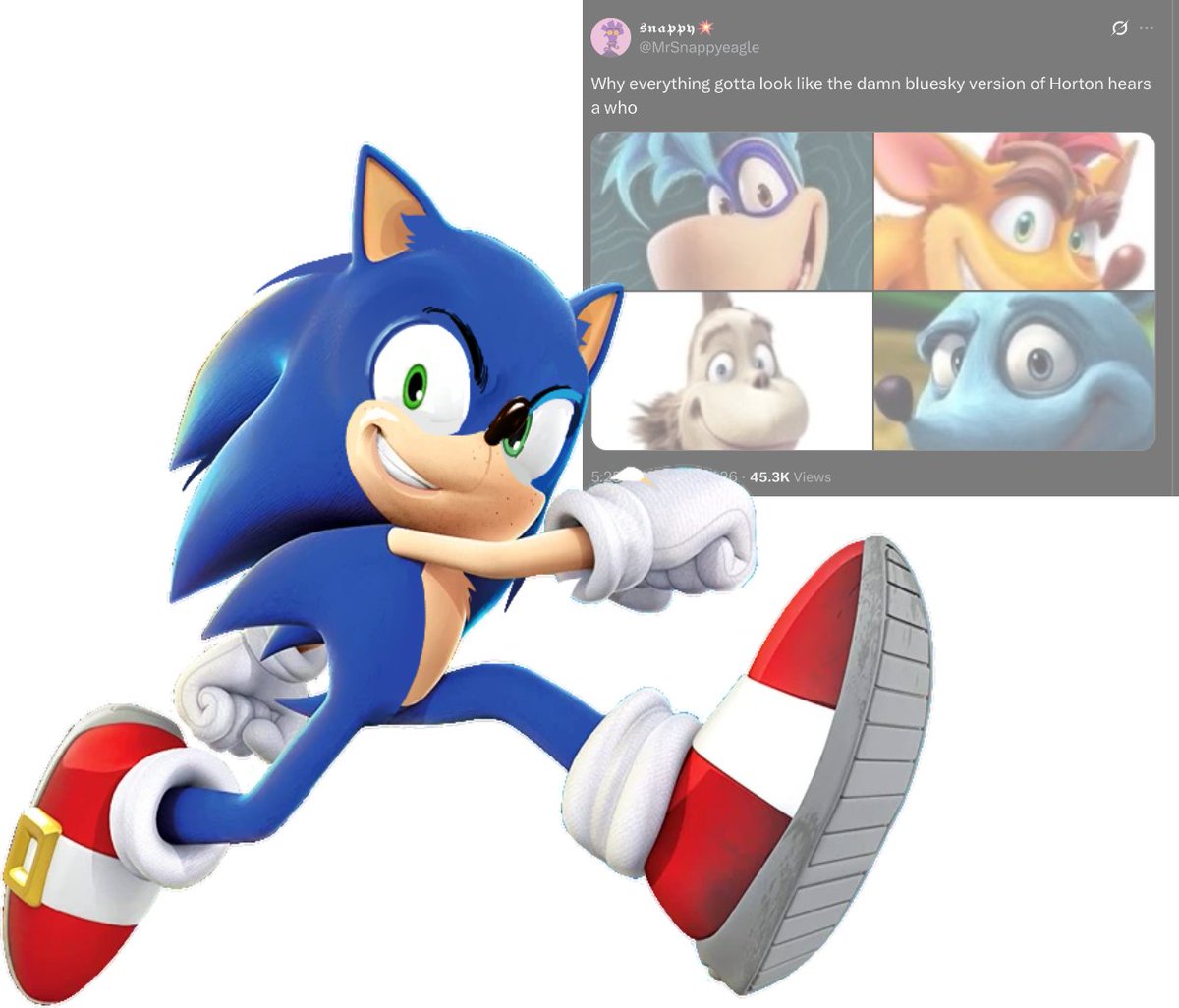 Orbity01's tweet photo. This will be Sonic in 2026 https://t.co/ZZLaSLC3vm