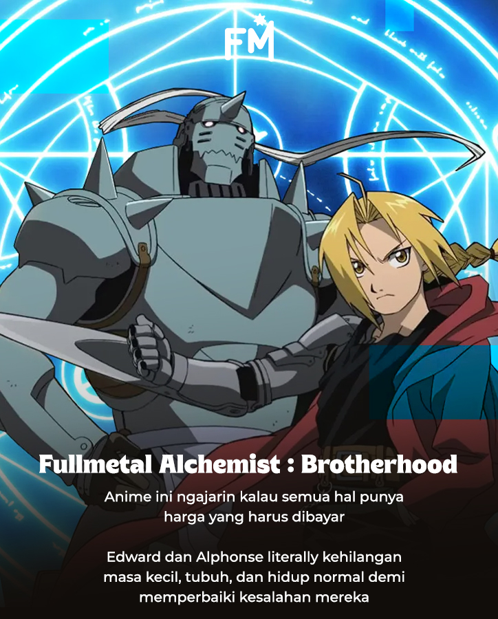 fanmateid's tweet photo. Jujur deh, yang paling sakit dari anime bukan kematiannya, tapi semua hal yang harus dikorbanin demi nyelamatin orang lain.

Kalau menurut kamu, anime apalagi pengorbanannya paling berat?

#FanMate #Naruto #SteinsGate #FullmetalAlchemist #Cosplay https://t.co/zkrsrHMhPR