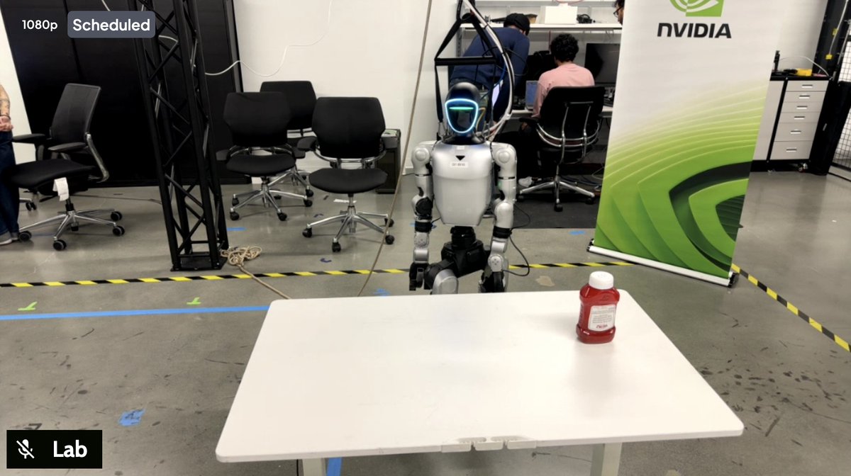NVIDIARobotics's tweet photo. Just a little sneak peek before today’s livestream. 👀 https://t.co/FqvYBeAeDq