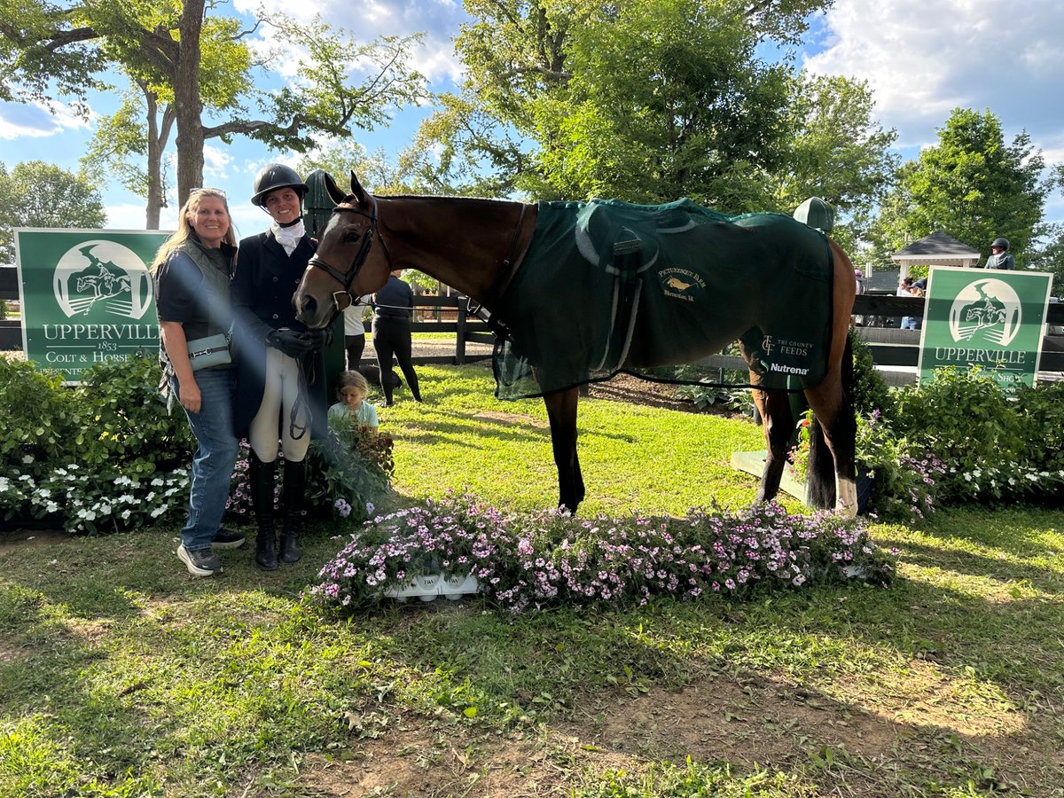 MachmerHall's tweet photo. No that is BS.. solutions are real and I and the TB task force are importing real change and creating real demand for TBs back in the show ring . Money in the RIGHT spots creates needle moving change. Mania and $ w no plan do not. Today the TBs knocked it out of the park in the Inaugural 25k TB derby at the Upperville show and that is making a difference. Stop bitching and start doing and join the solutions and change the trajectory. This is real change and difference making. And it is just the beginning . If you want to be a part of it through POSITIVE PASSION we welcome you
