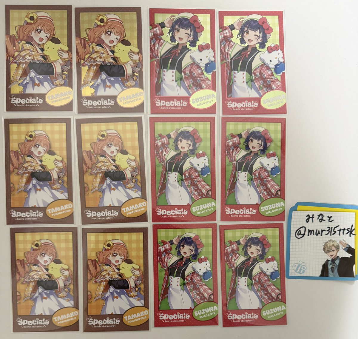 mur315ttsk's tweet photo. 【譲渡】にじさんじ Speciale サンリオキャラクターズ チェキ ランダム風フォトカード

譲…画像参照

求…定価+送料

🩵💜は💛を同数含むお取引のみ
全て纏めて買取出来る方最優先

検索からでもお気軽にお声掛けください https://t.co/7kwActOI4Q