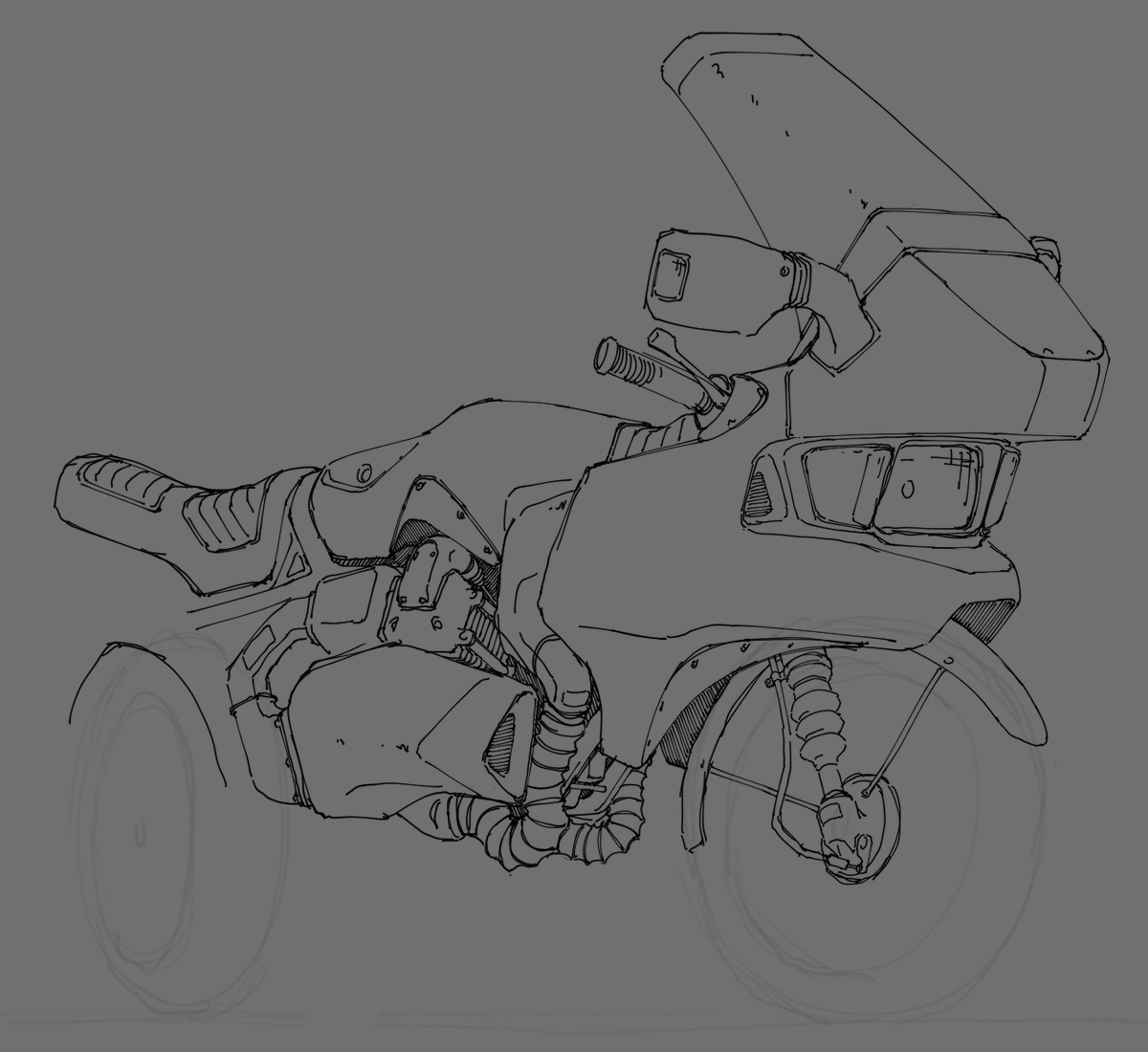 shromp_'s tweet photo. changed some of the proportions and added a windshield. done for today... more updates whenever i work on it more https://t.co/oM0xDAqJEF