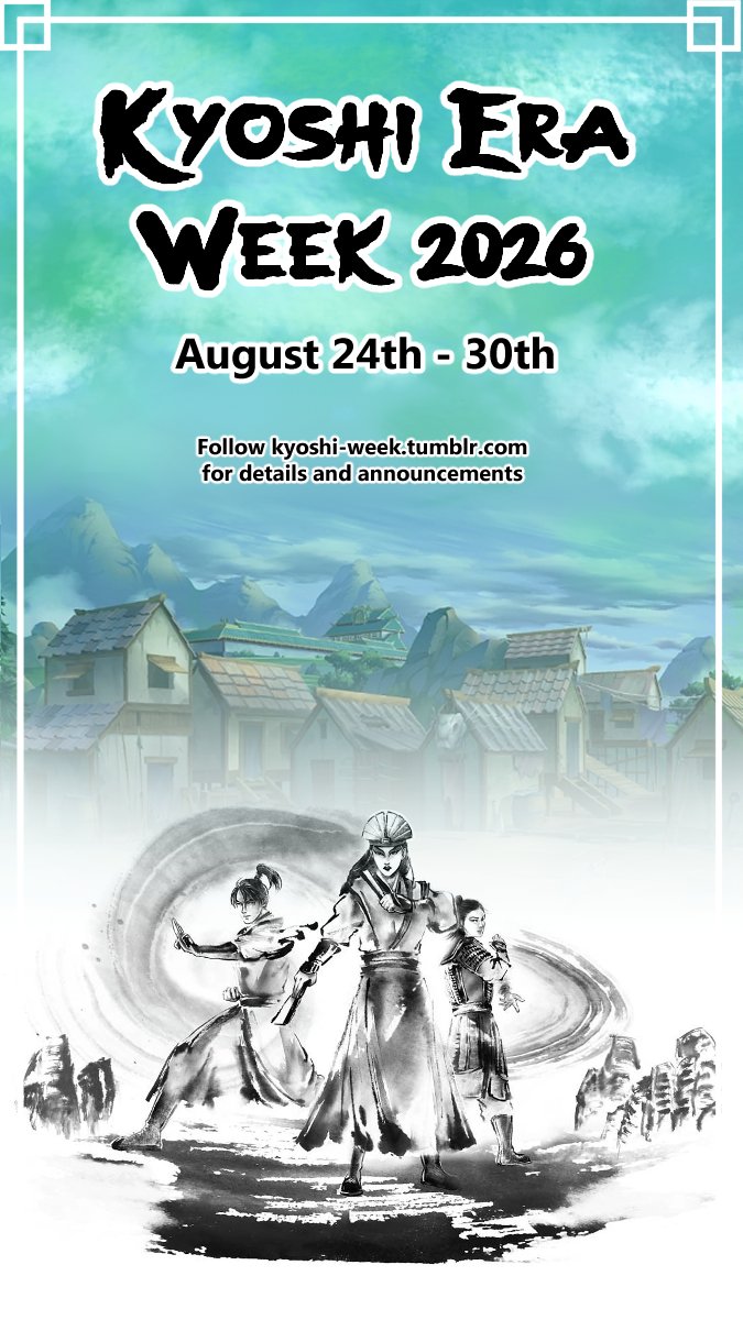 ColeyolyLamb's tweet photo. Update for #KyoshiEra26! We are currently voting on prompts (link in the replies). Please see https://t.co/NSds5ZKYbq for details and  updates! #Kyoshi #Rangshi #AvatarKyoshi #TheRiseOfKyoshi #TheShadowofKyoshi https://t.co/8PxmYkrmT8