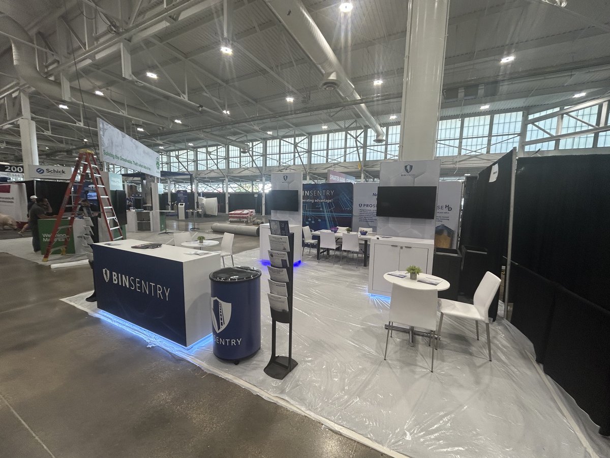 BinSentry's tweet photo. We're in Des Moines, Iowa and it’s the eve of #WorldPorkExpo 2026. 

Got our BinSentry booth (#V281) fully set up and ready, and then took our customers and their families out for an evening at the Iowa Cubs ballgame. 

Good, clean fun and plenty of excitment for the days ahead! https://t.co/7y9DQKvOua