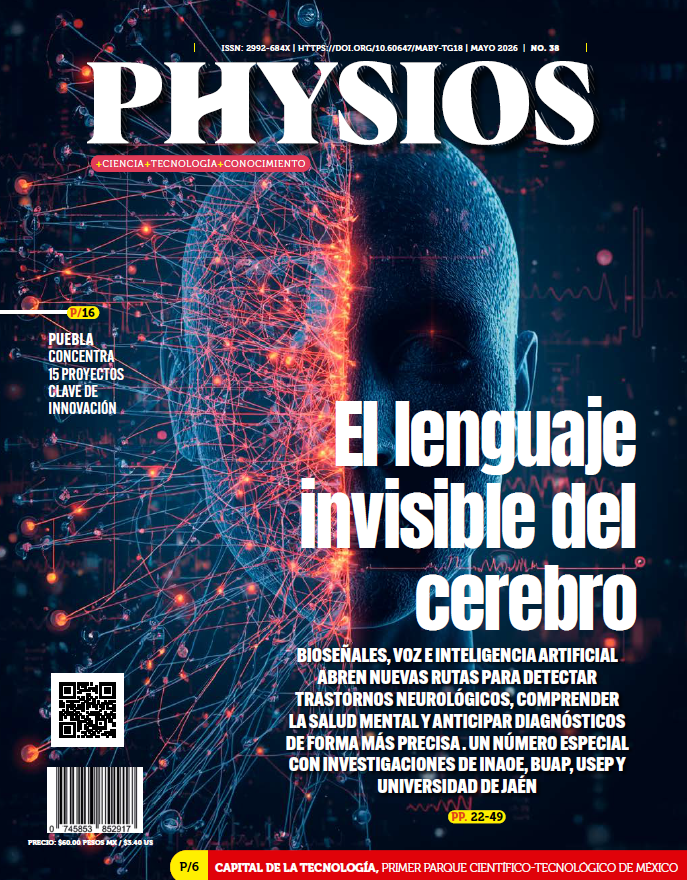 RevistaPhysios's tweet photo. 🧠🚀 ¿Sabías que desde Puebla se desarrollan herramientas capaces de detectar depresión, anticipar enfermedades neurodegenerativas y analizar la salud a través de la voz? 

Desde el @inaoe_mx  se impulsan investigaciones que ya están cambiando el presente.

¡Descúbrelo en el nuevo número de #Physios! 👉 https://t.co/nYCBgyhQg9