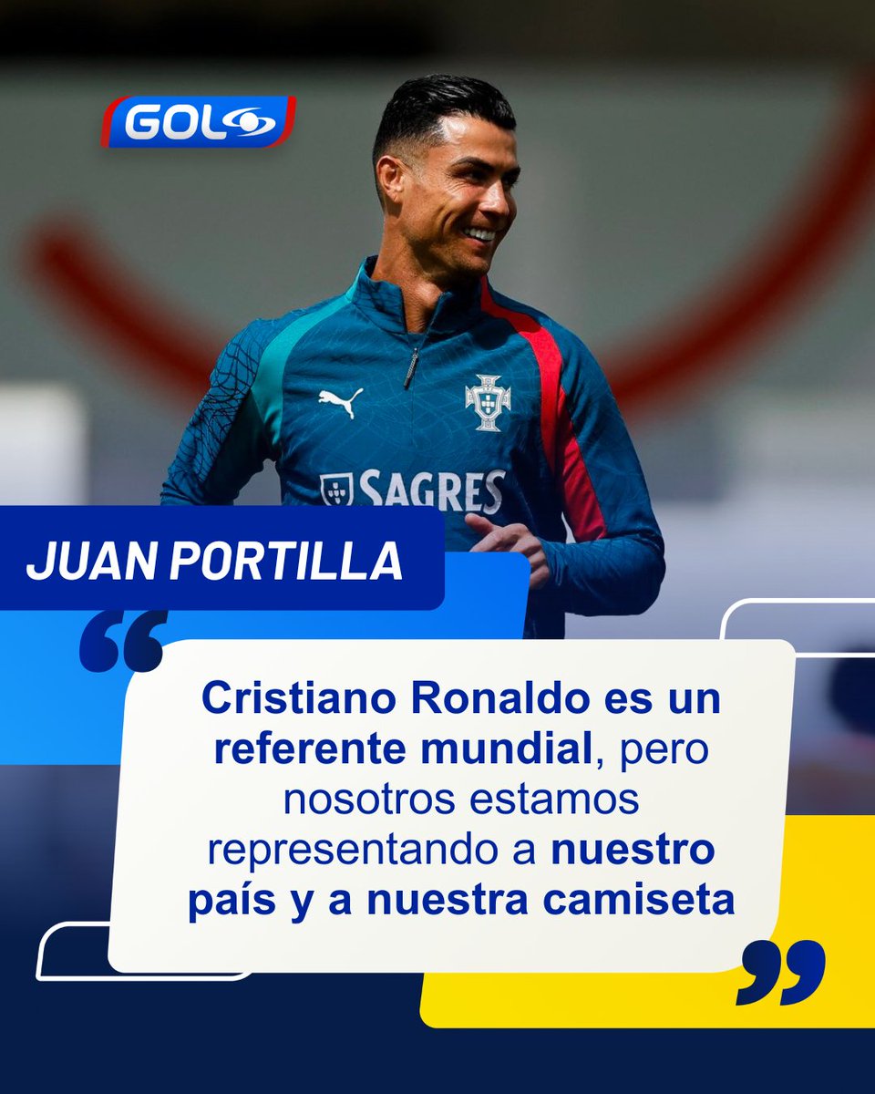 GolCaracol's tweet photo. 🇨🇴🔥 ¡PORTILLA NO LE TEME A CR7!

El mediocampista de la Selección Colombia aseguró que el equipo afrontará con personalidad el duelo frente a Portugal en la Copa del Mundo. ⚽🌎

Portilla dejó claro que la ‘tricolor’ respetará a sus rivales, pero saldrá a competir de igual a igual, sin importar quién esté al frente. 👀💥

¿Cómo ven a Colombia para ese gran reto? 🤔⚡

#GolGolGolCaracol #GolCaracolConLaSelección #FutboleroGol