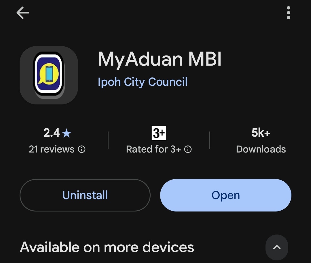 BahAzillMee's tweet photo. Kepada Warga Ipoh.. kalau ada pape aduan terhadap kerosakan jalan, pembuangan sampah haram, penjaja haram, bangunan haram.. bolehlah buat aduan ke MyAduan MBI.. alternatif selain pejabat ADUN atau Ahli Parlimen.. ada juga isu diluar daripada bidang kuasa PBT.. https://t.co/xRafEYV9bP