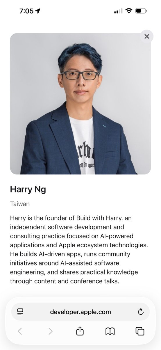 harryworld's tweet photo. Next week will be a huge week at #WWDC26

Time to recall my memories with Apple
2014 first visiting Cupertino
2019 First WWDC
2025 First time in Apple Park

It will be a lot of fun, and I have locked in a bunch of Apple organized events. See you there. https://t.co/mjaJvelHjZ