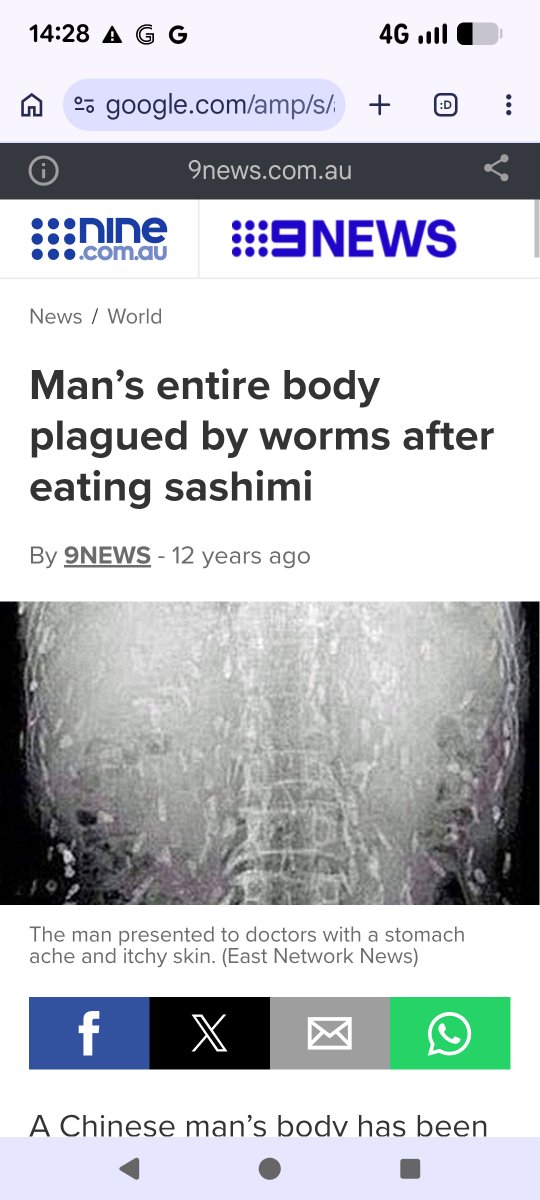 palaisummer's tweet photo. @HAPPY889123 Stuff like this has put me off for life. Feel better if the fish is cooked, less unnecessary risks. https://t.co/eIu5ltiUwW