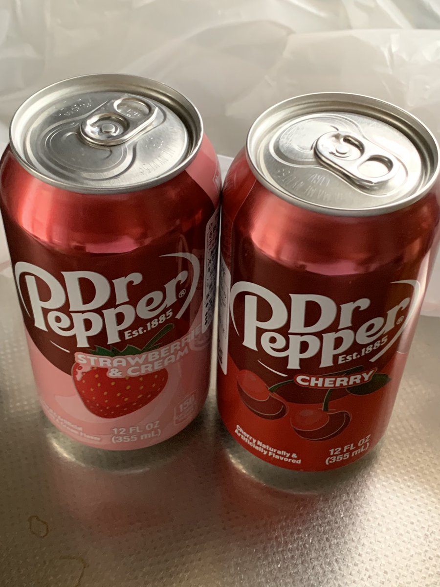 baker77rock's tweet photo. 好きなルートビアとドクターペッパーの合わせて4種買ってきた‼️
ドクターペッパーのチェリー味とストロベリー味は、多分初めて見たので買った‼️
#ルートビア #ドクターペッパー #rootbeer https://t.co/NolmmiIth8