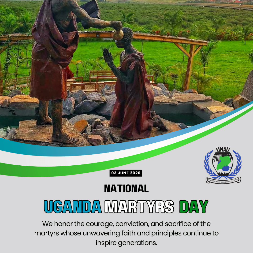 UNAUGANDA's tweet photo. From the grounds of Munyonyo, where many began their final journey, to Namugongo, where they paid the ultimate price for their faith, the Uganda Martyrs left behind a lasting example of conviction, hope, and sacrifice.

Today, we remember their courage, honor their steadfast belief, and celebrate the legacy they entrusted to future generations.

As we mark this day, may we carry a prayer in our hearts and draw inspiration from their unwavering commitment to what they believed was right.
#UgandaMartyrsDay