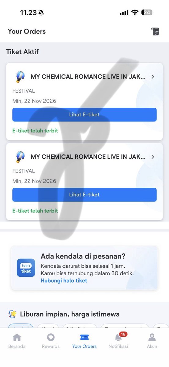 jojaems's tweet photo. WTS want to sell tiket konser

My Chemical Romance Live in Jakarta
Festival
22 November 2026
2 tiket

harga 7 jt aja 2 tiket, masih bisa nego yaaa. dm ajaaa for discuss or tanya2 :-) https://t.co/cB6ZFRyM9G
