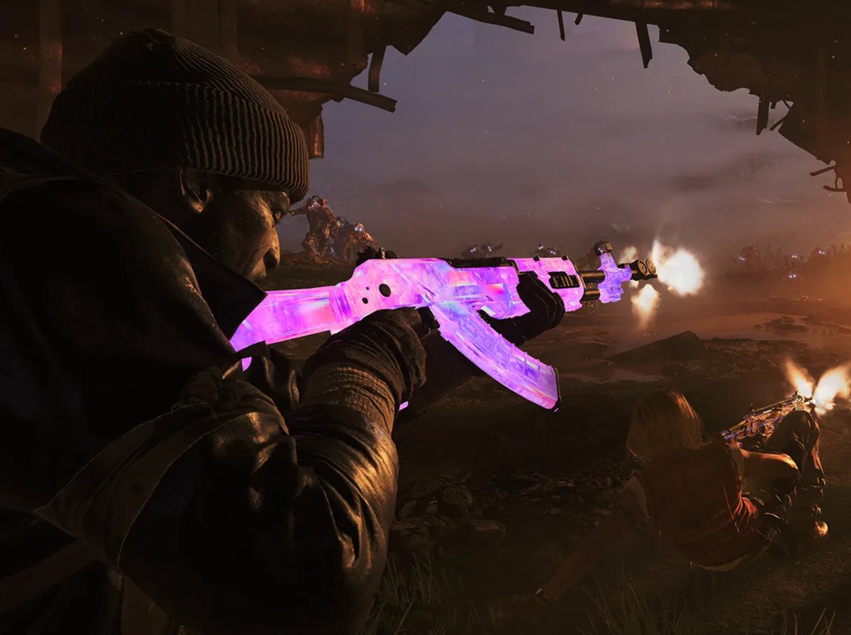 Suprale34's tweet photo. 🍬PREMIER APERÇU du Camouflage "Cherry Fizz" de BO3 sur #BlackOps7 ! https://t.co/HtwKx2AtPS