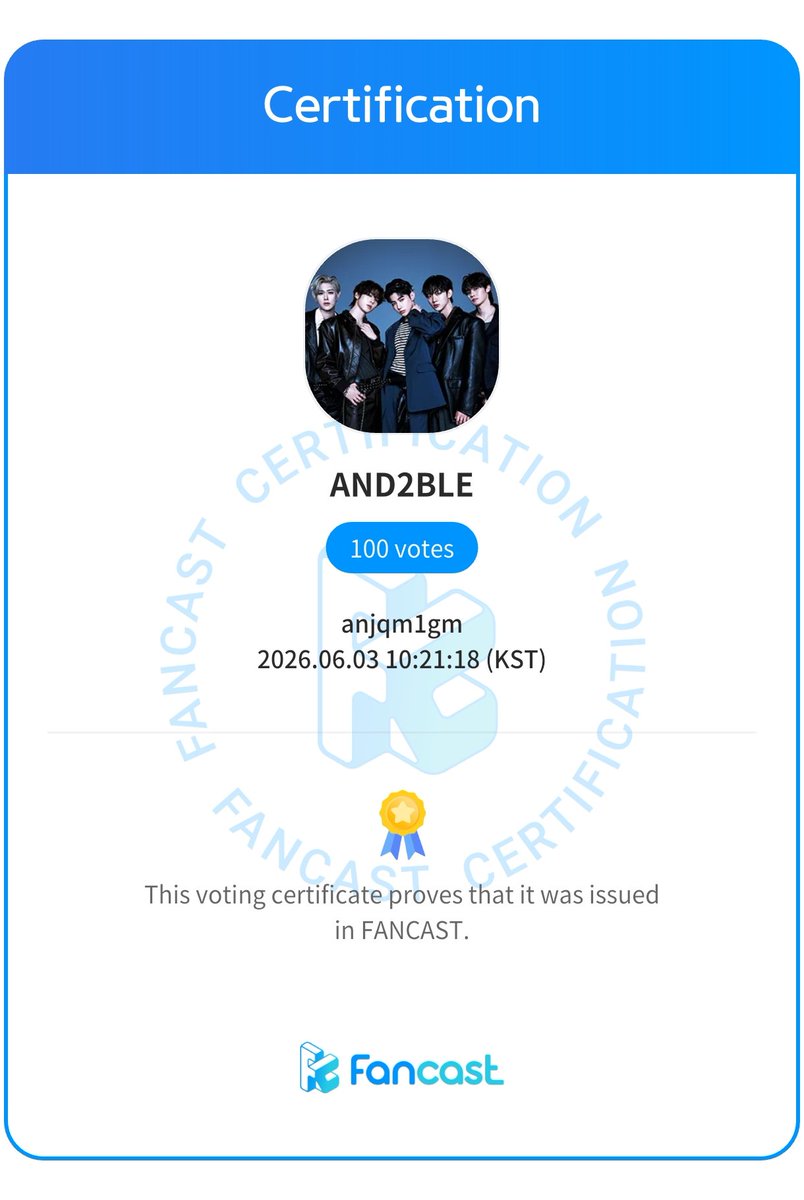 Peperosellvote's tweet photo. Music Bank Pre-vote Giveaway 

Poll winner &amp; Most Proof #And2ble https://t.co/eqgWPnOHeo