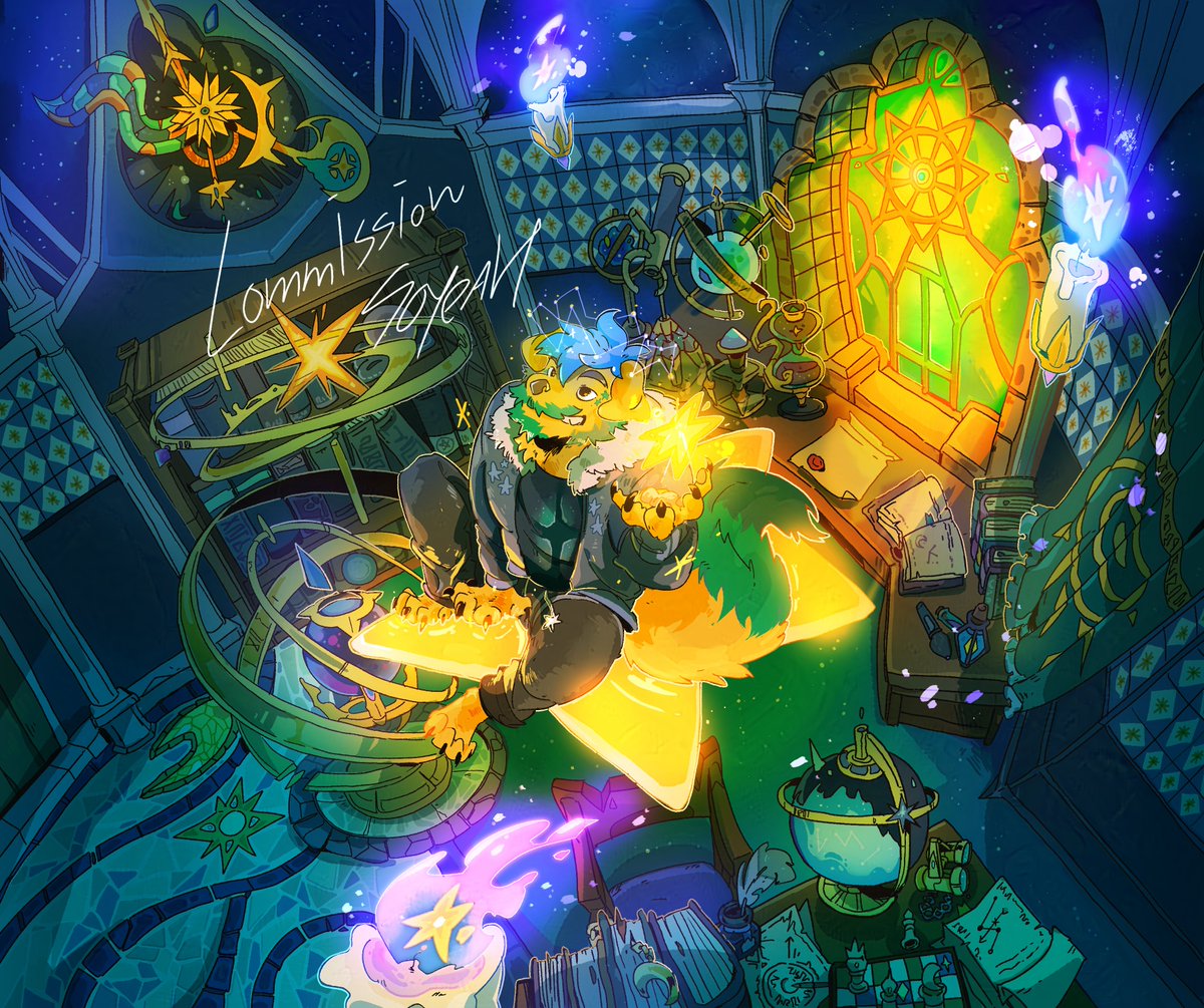 SoYeah_Furry's tweet photo. Room of astrologer https://t.co/xSPdy2g2aN