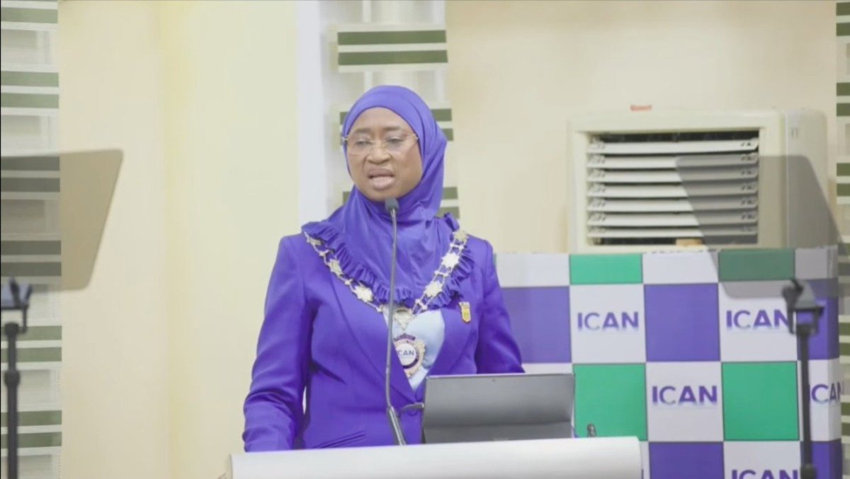 excellence76169's tweet photo. @ICAN_NGR We extend our heartfelt congratulations to the newly installed 62nd President of ICAN - the accountants' prestigious institute. This is a Historic Milestone of  ascension of Hajia Queensley Sofuratu Seghosime, mni, https://t.co/NnRR5vUSqf, FCA 
- @ChrisImafidon #ICAN #Seghosime https://t.co/mpeN8CaTdX