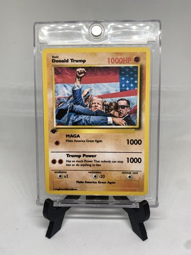 SolPokeTrump's tweet photo. Trump Pokemon Card https://t.co/Ol696vlVHa