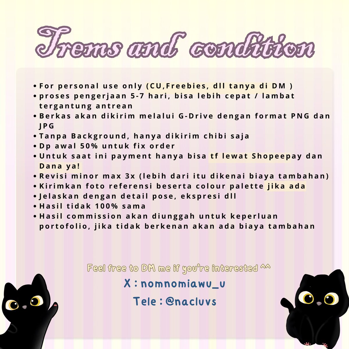 hiyoyoc's tweet photo. naw's chibi commission open!🧤
[♡ + ↻ are appreciated~]  

HIHAHO GUYS! aku open chibi nyimut nieh :3 ini perdana naw open commission j🅰️di ada diskon 10% untuk 3 orang pertama 🌟💭

 5 slots only yaw!! yuk cEPAtt

#commisson #chibi #artmootsㅤ https://t.co/N2kXUVpcIx