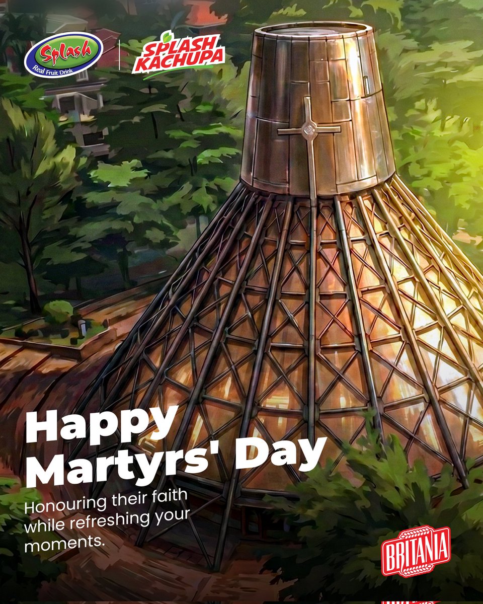 Splash_Ug's tweet photo. #MartyrsDay

Standing tall in a world of unmatched courage and pure conviction, we celebrate the extraordinary legacy of the Uganda Martyrs today. https://t.co/O5DF8jtcIy