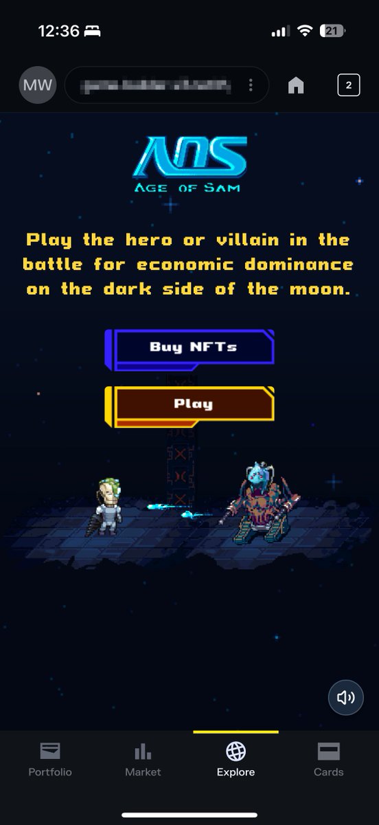 ageofsamnft's tweet photo. Mobile native gameplay. Coming soon to Phantom, Solflare, and Backpack. https://t.co/ZcZnsZGvxm
