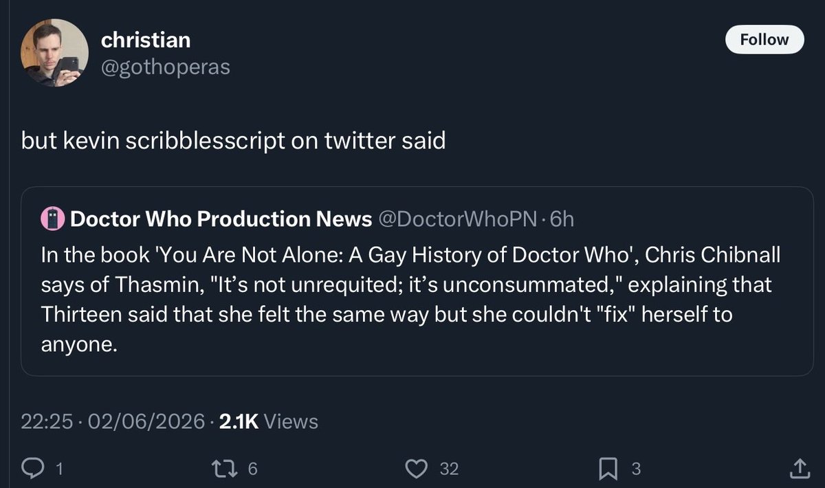 scribblesscript's tweet photo. Lmao someone just dmed me this. Honey I don't even go here anymore. Imagine being this fucking pressed about a random person on social media criticizing a badly written romance arc this many years later. Lifeless behavior! 

Hi X by X, this app sucks. https://t.co/AI5fO58bTB