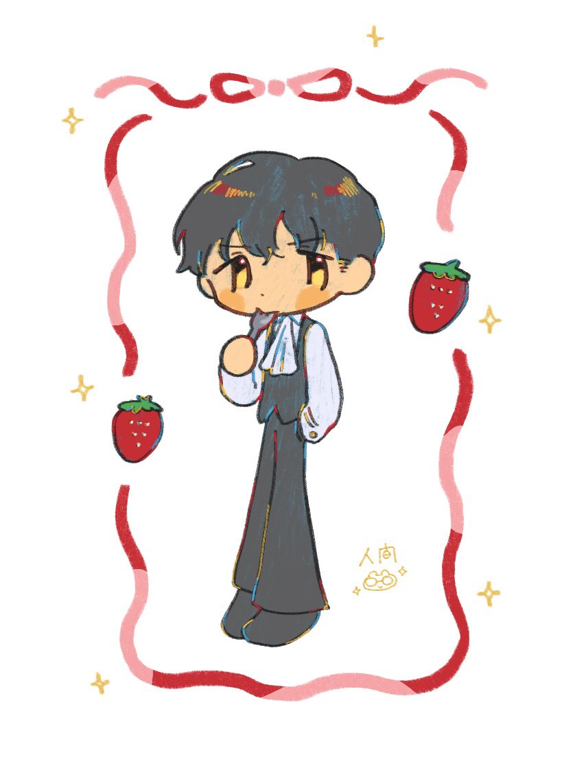 ozounipeople's tweet photo. 🍓💛
#みるきーずお絵描き部 https://t.co/301rwyrITy