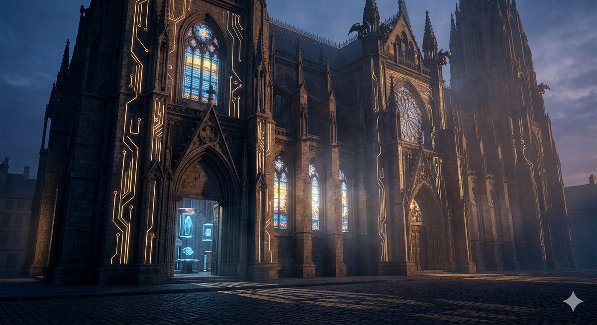 417Hitech's tweet photo. A journey of dreams and desires ~ in alt 🚶‍♀️ 💭
🔹 The Twilight Cathedral of Hidden Circuits ⛪️ https://t.co/Kbi6yczzTo