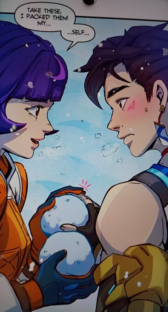 JustBeKind85's tweet photo. Milkywave in the new Overwatch comic chapter 😍 They're so cute! 

❥ Tags #overwatch #milkywave #juno #wuyang https://t.co/r5amwZXrQF
