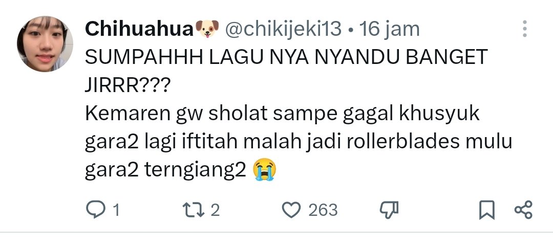 zzzeen's tweet photo. Anak gw lagi ujian, belajarnya sambil merapal

"Jalan2 dengan sepatu rodaku.."

Eh ini malah lagi iftitah🤣 https://t.co/K1jGDKmaGj
