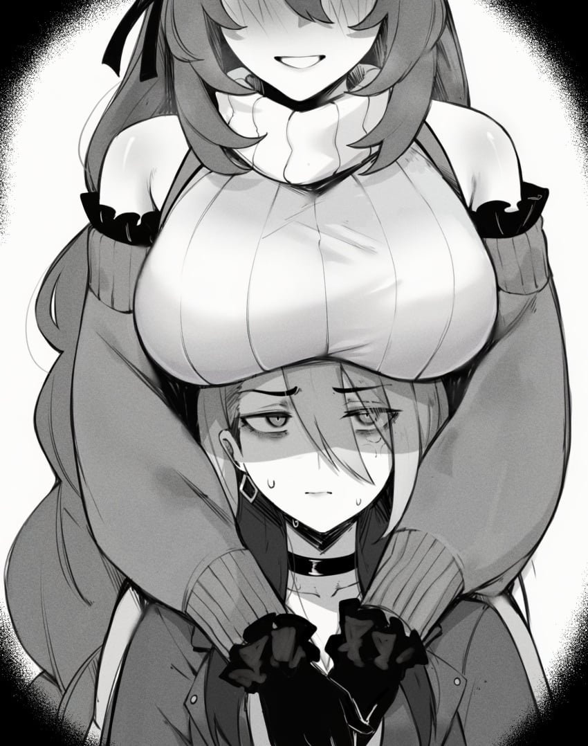 AnxiousBovine's tweet photo. " Who ya talking with, sweetie? Do you need me to shoo them away? "

Fwomp-
Diamond once again invading personal space. https://t.co/4yMXizZVRa