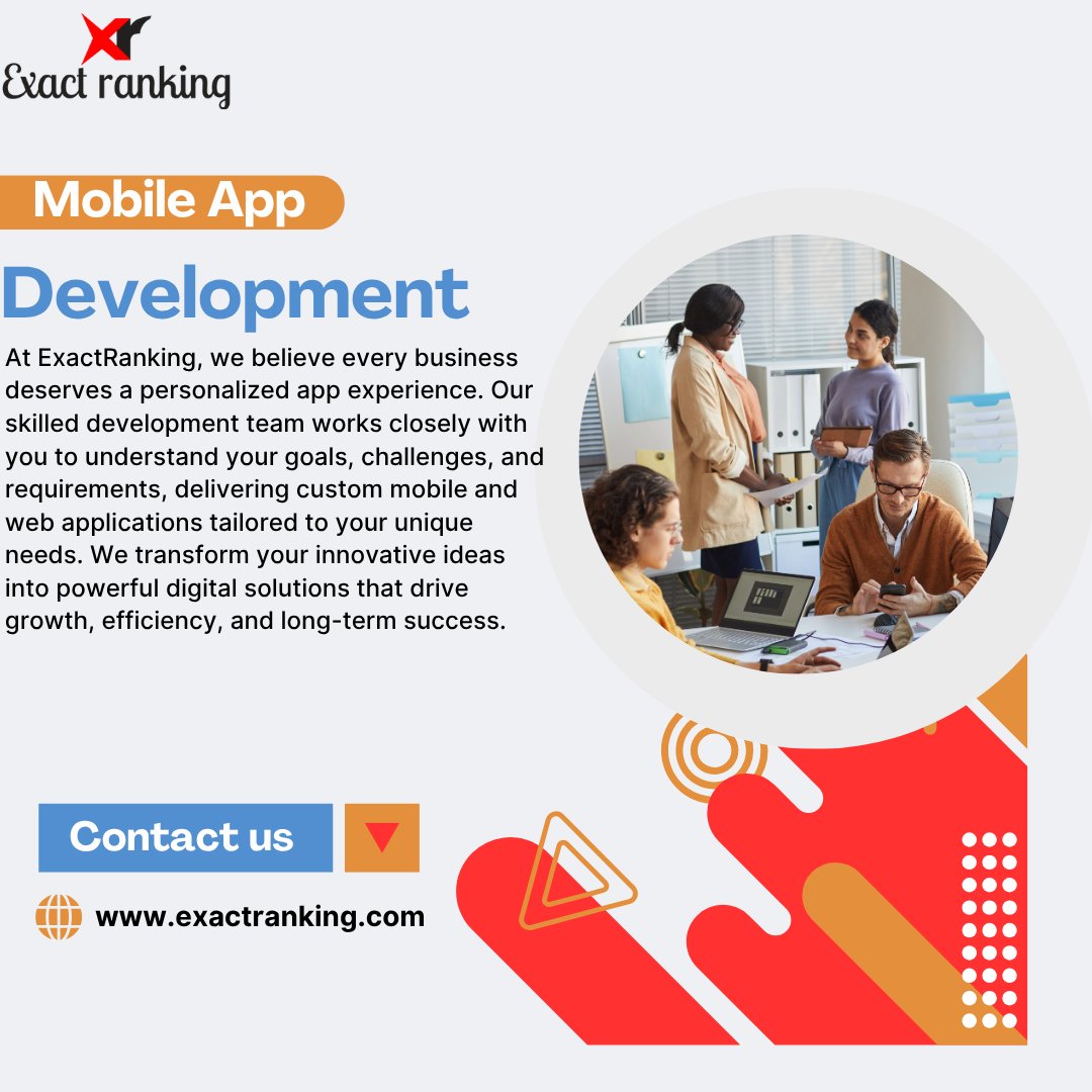 Shishpa62195843's tweet photo. Mobile App Development is the process of creating innovative, user-friendly applications for smartphones and tablets. 
Visit us- https://t.co/DZRZ3On9Me

#MobileApp #Development #App #iOS #Android #CustomMobileApps #Software #DigitalTransformation #MobileSolutions #ExactRanking https://t.co/s1xr4GeRej