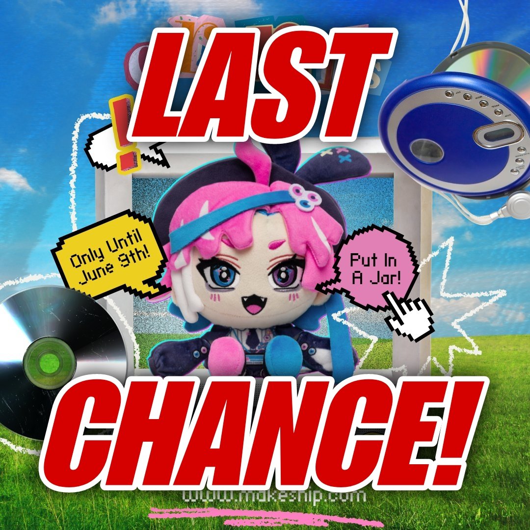 necronival's tweet photo. 🎀 LAST CHANCE!! 🎀

the human croni plushie will STOP selling in 6 DAYS! the plushie will never be available again, so get it while you still can!!

⬇️⬇️⬇️ https://t.co/hozwxlMqt2