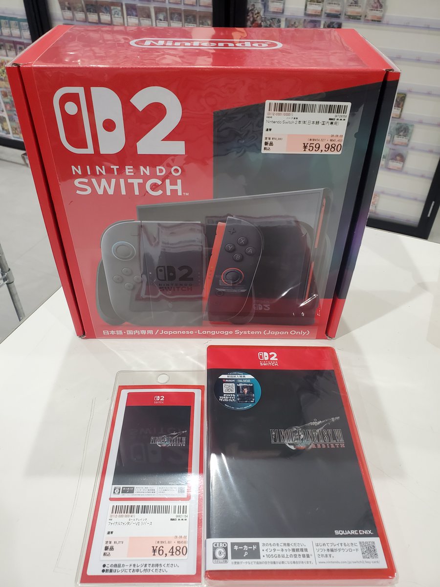 福岡　Switch2 本日(6/3)発売 ・Switch・Switch2ソフト ファイナルファンタジーVII