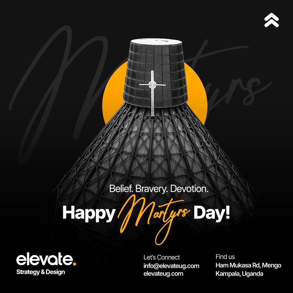 UgElevate's tweet photo. A day to remember, reflect and honour the courage of the Uganda Martyrs. 

Happy Martyrs Day. https://t.co/2wyS3Y2964