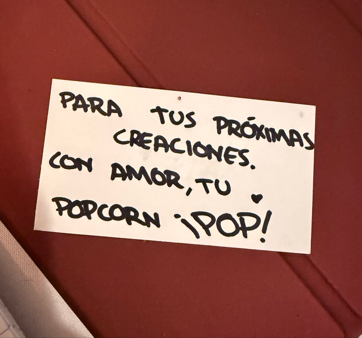 katedaniela94's tweet photo. Detalles 🥹🥰 #popcorn https://t.co/yYPgkrAH9F
