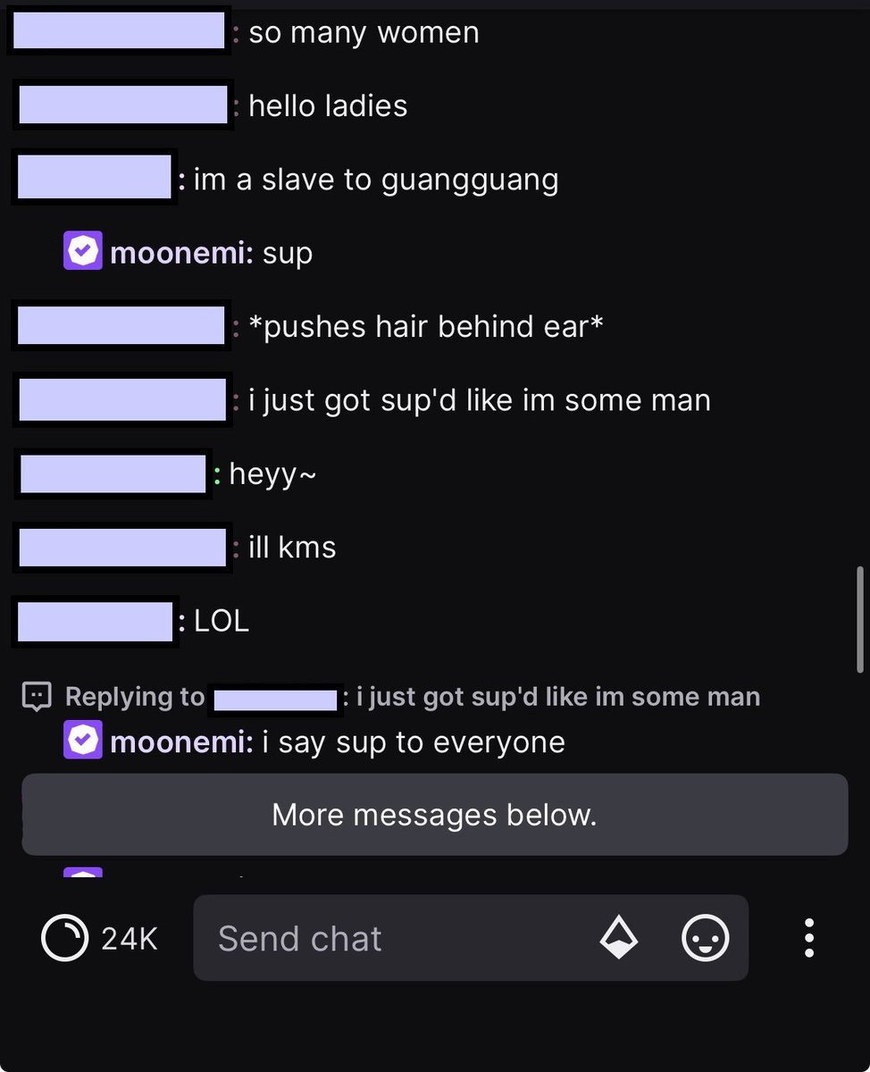 itsmoonemi's tweet photo. It's currently Men's Mental Health Awareness Month. I keep seeing this trend among women's streams where this behavior is excused and even praised. We do a good job at holding men accountable for their behavior but where is that same energy towards women? This is very upsetting. https://t.co/CowU3T2e3n