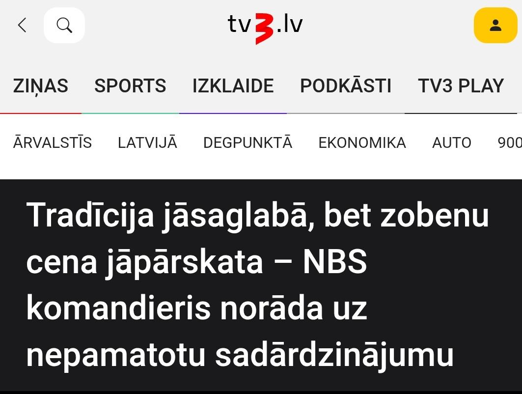 Prusis's tweet photo. @AtisArtmanis @ltvzinas Nekāda vaina. Armijas iesaiste kultūras, sporta un vides problēmu risināšanā ir viena no Latvijas tradīcijām. Žēl tikai, ka tas acīmredzot traucējis veikt restrukturizāciju ātrāk, zinot, kas ir mūsu kaimiņš. https://t.co/WXSZrD9lEJ