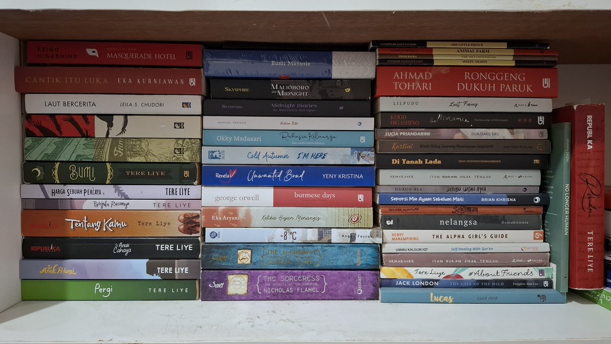 n05lov's tweet photo. @bibliobase baru kekumpul segini ndul, btw akupum lg kena reading slump juga ndul t____t https://t.co/G7pgMUaVIH