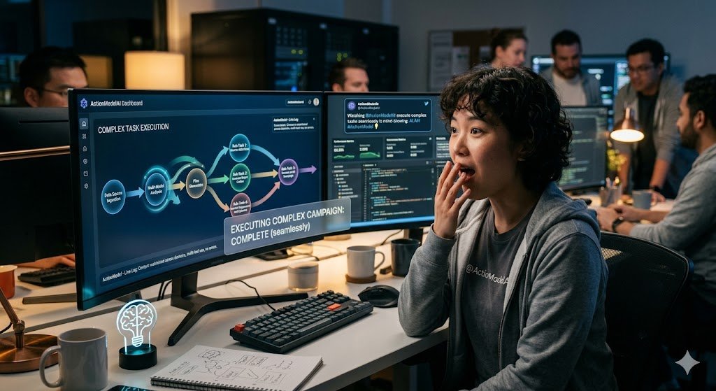 ccryptogemzph's tweet photo. Watching @ActionModelAI execute complex tasks seamlessly is mind-blowing. #LAM #ActionModel 💡 https://t.co/lzGwbHKqcy