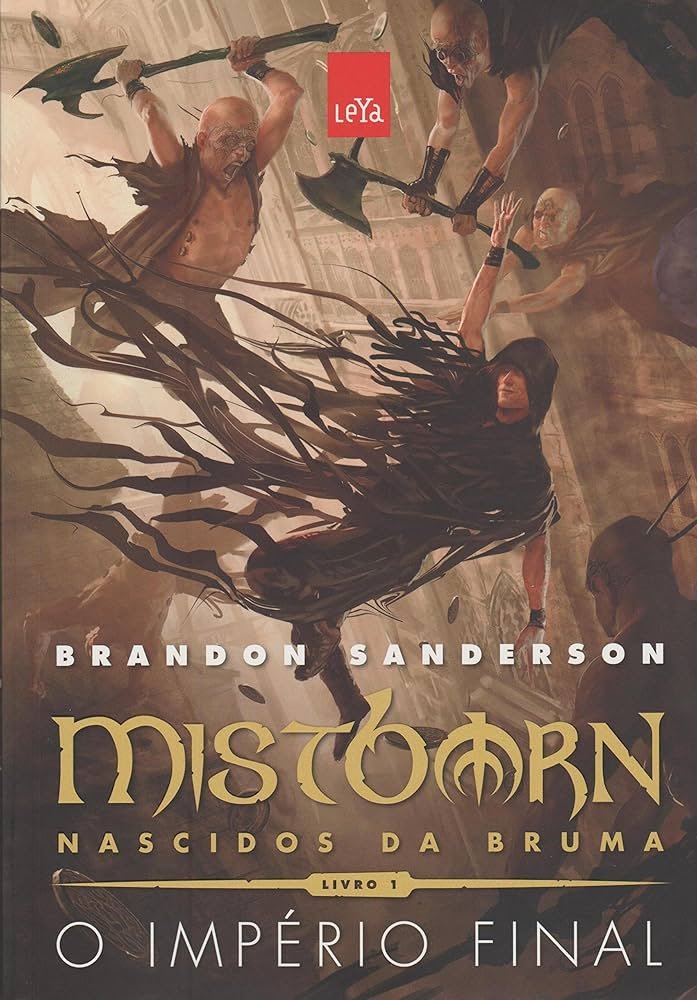 SamuelJinx's tweet photo. a Leya da um pal em quesito de capas, a editora trama cagou na capa de mistborn bixo https://t.co/bbjvP0l5EX