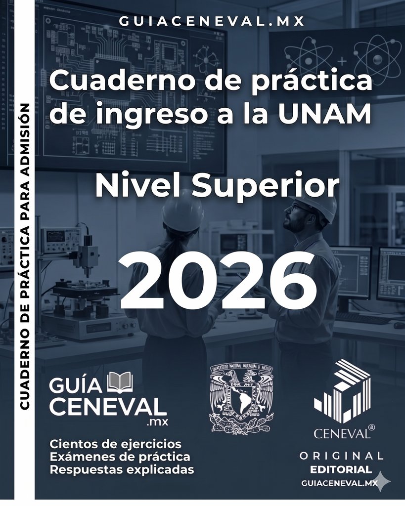 guiaceneval's tweet photo. 📙Cuaderno de práctica de ingreso a la UNAM 2026 Nivel Superior Formato Digital 📘
desde $ 200.00💵
Compra Ahora 👉👉 https://t.co/524bO092HA 

Como Comprar📹 
https://t.co/8BzxXm31Vu
Whatsapp https://t.co/ypUnuEgU2k https://t.co/z0dZX3ndlP