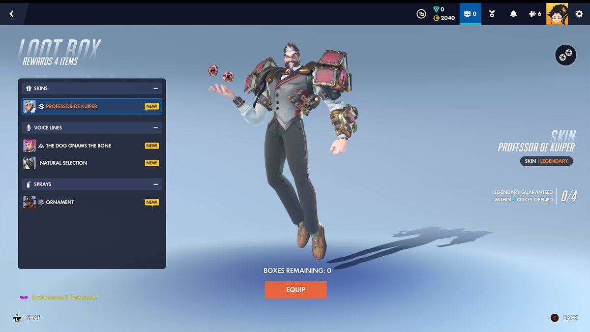 JunosHyperRing's tweet photo. Level 35 lootbox 

$40 SKIN WOO https://t.co/GurIrlLnuN